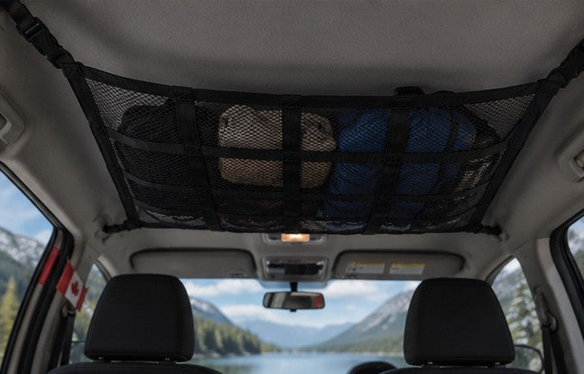 Haulm™ full vehicle kit: two overhead nets and two seat organisers